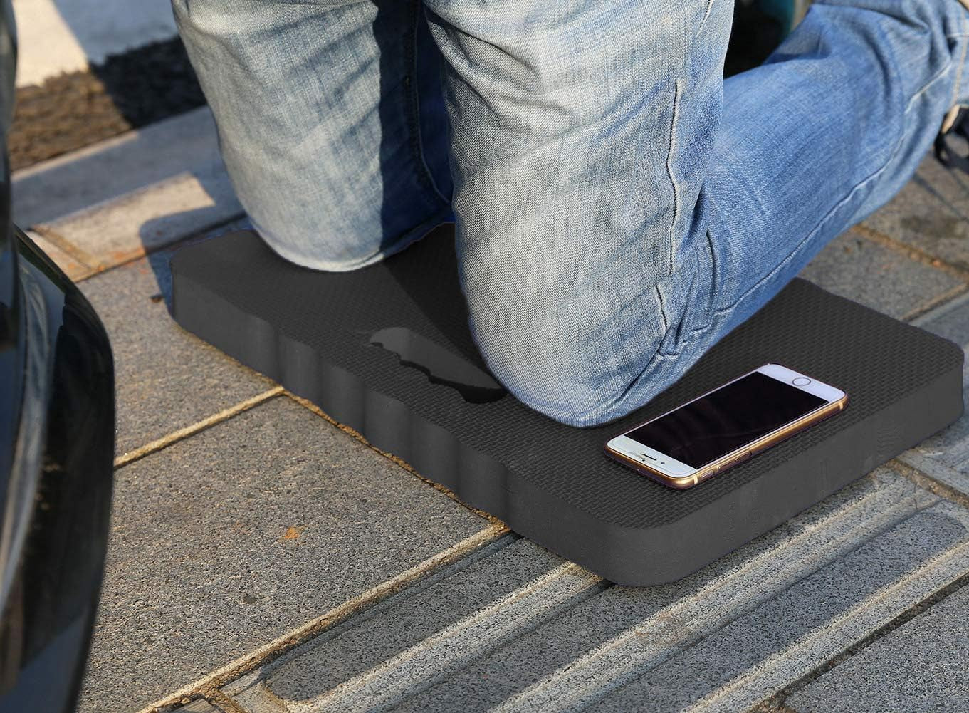 Comfy Extra Large Thick Waterproof Gardening Kneeling Pad Foam Kneeler Mat Garden Knee Pad Cushion for Gardening Planting Yard Work Prayer Yoga Mechanic Workout Baby Bath