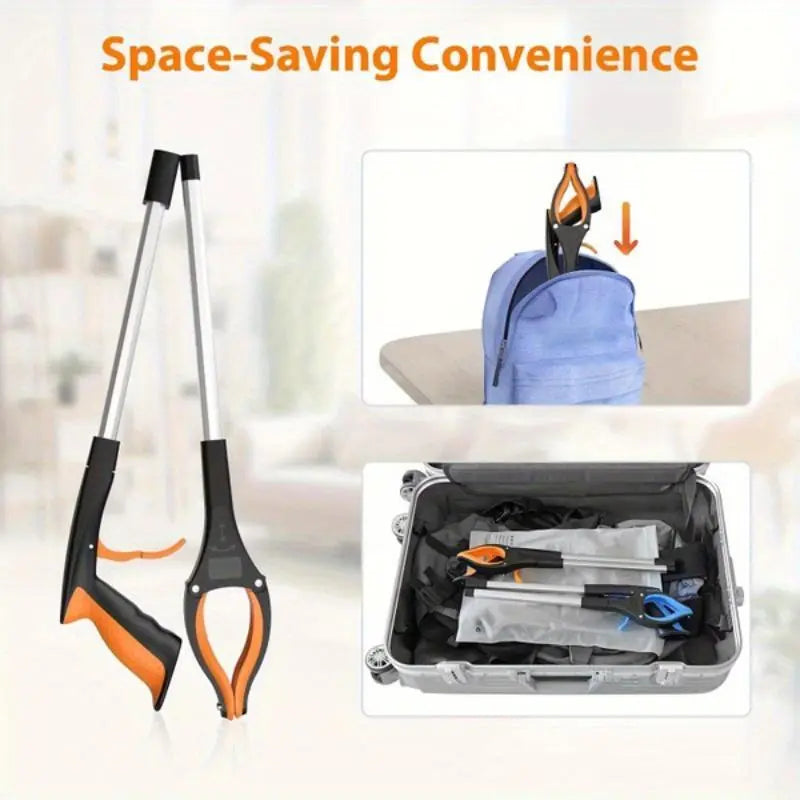 Garbage Picker Grabber, 360° Rotating Clamp Grabber, Lightweight Grabber for Seniors, Household Gadgets, Useful Tool, Cleaning Supplies, Garden Equipment, Garden, Lawn, Lawn Sweeper, Durable Gardening Tools