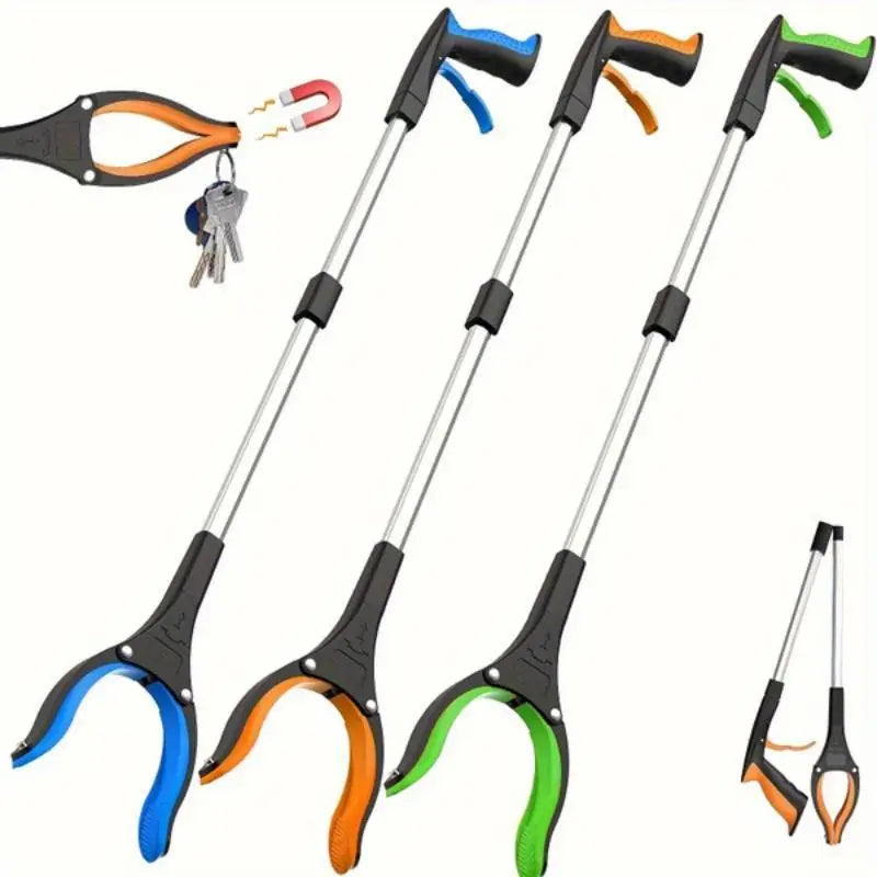 Garbage Picker Grabber, 360° Rotating Clamp Grabber, Lightweight Grabber for Seniors, Household Gadgets, Useful Tool, Cleaning Supplies, Garden Equipment, Garden, Lawn, Lawn Sweeper, Durable Gardening Tools