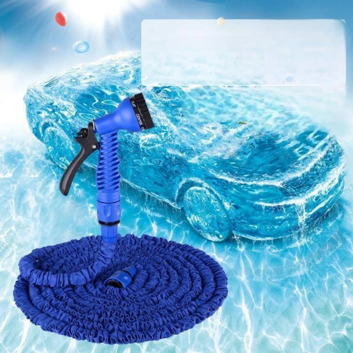 Magic Expandable Garden Hose, High Pressure Car Wash Sprayer with Adjustable Nozzle, Durable ABS Material Retractable Garden Hose for Watering & Cleaning, Expandable Flexible Hose, Lightweight Flexible Hose, Portable Garden Hose, Garden Watering Sprinkler