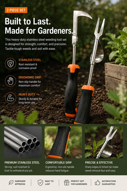 2PC Weed Remover Tool Set