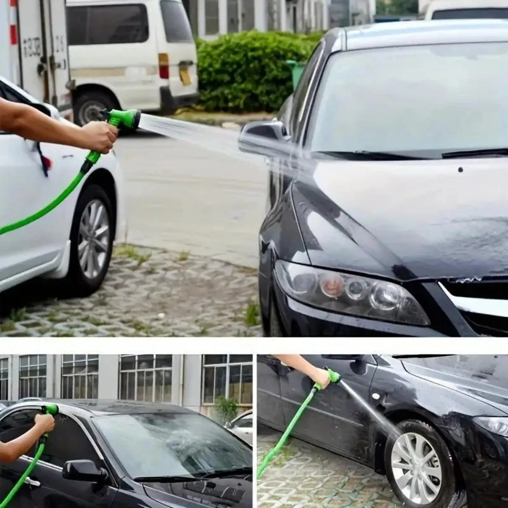 Magic Expandable Garden Hose, High Pressure Car Wash Sprayer with Adjustable Nozzle, Durable ABS Material Retractable Garden Hose for Watering & Cleaning, Expandable Flexible Hose, Lightweight Flexible Hose, Portable Garden Hose, Garden Watering Sprinkler