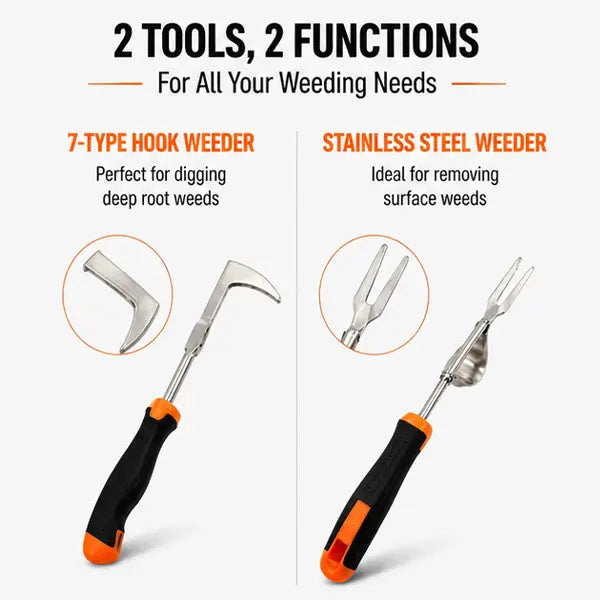 2PC Weed Remover Tool Set