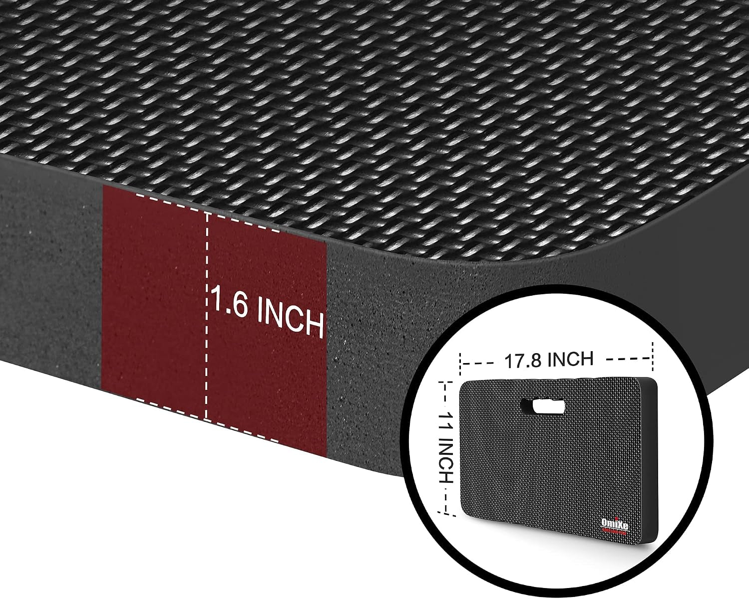 Comfy Extra Large Thick Waterproof Gardening Kneeling Pad Foam Kneeler Mat Garden Knee Pad Cushion for Gardening Planting Yard Work Prayer Yoga Mechanic Workout Baby Bath